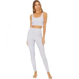 Beach Riot Leggings Gray Ayla Workout Leggings Size Medium High Waisted Slimming